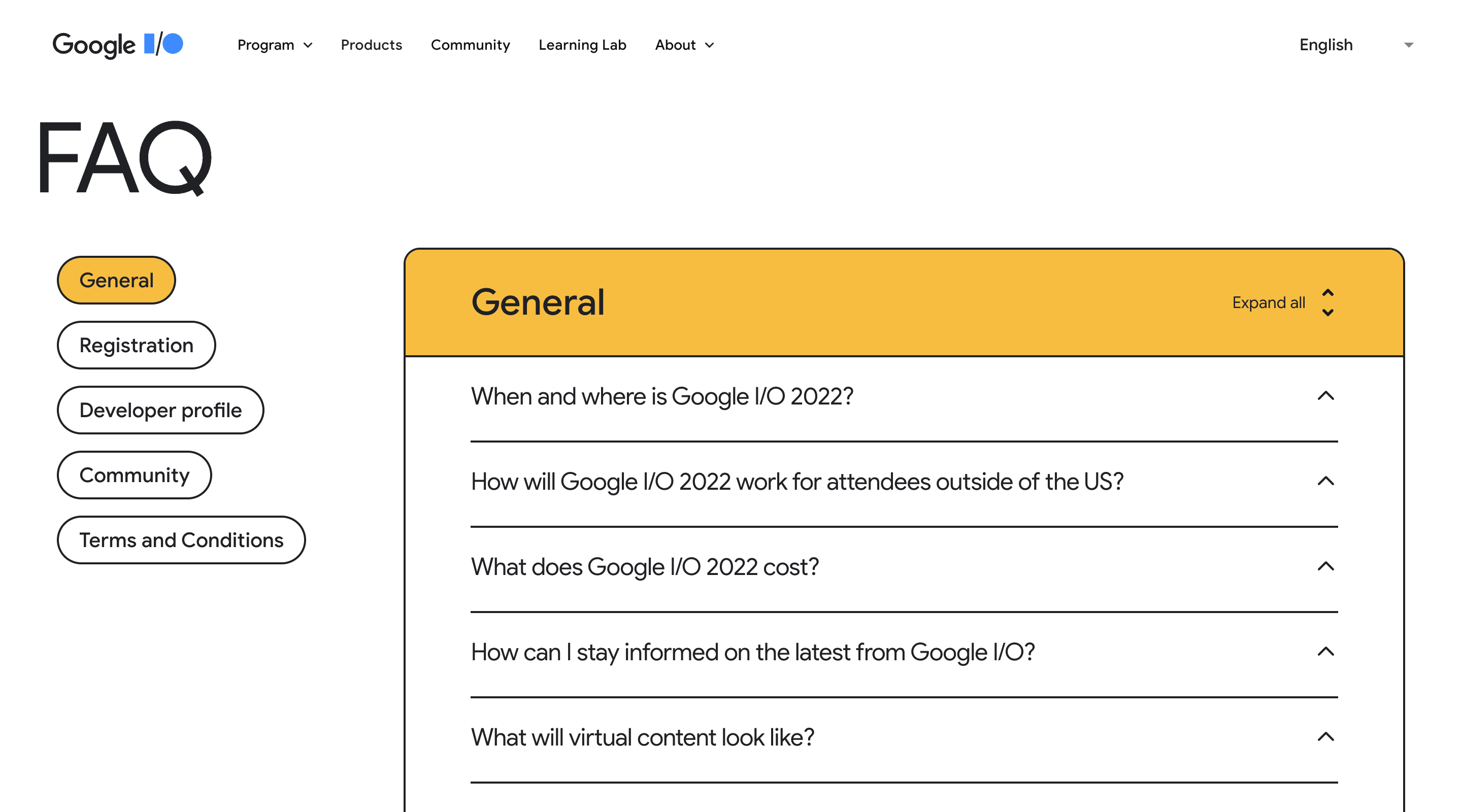 Showcase example google i o 2022 tailwind css
